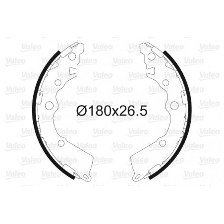 Jeu de mâchoires de frein...