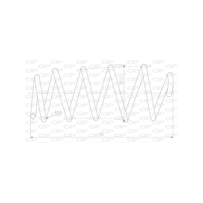 Ressort d'amortisseur OPEN PARTS