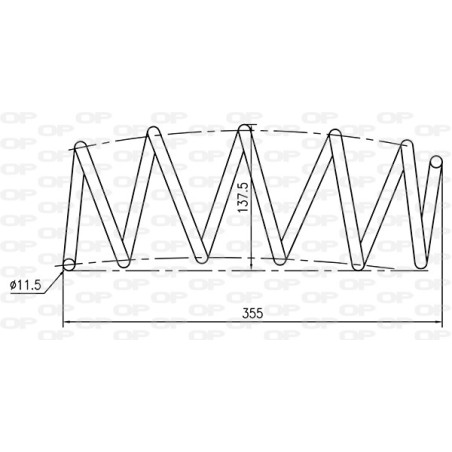 Ressort d'amortisseur OPEN PARTS