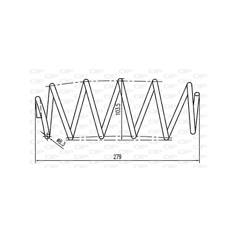Ressort d'amortisseur OPEN PARTS