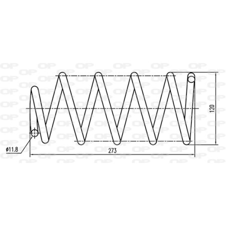 Ressort d'amortisseur OPEN PARTS