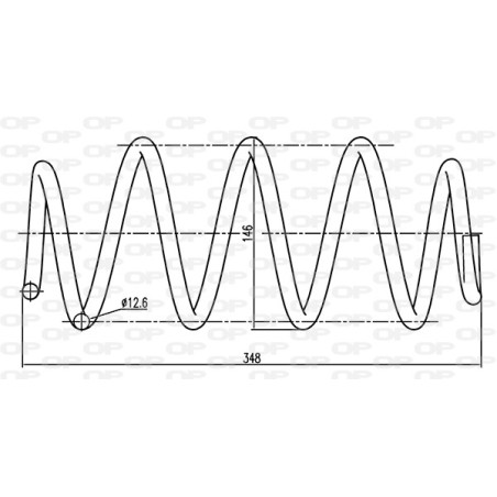 Ressort d'amortisseur OPEN PARTS