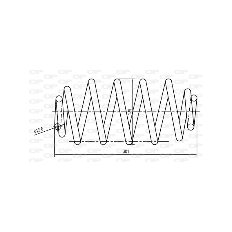 Ressort d'amortisseur OPEN PARTS