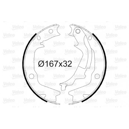 Jeu de mâchoires de frein...