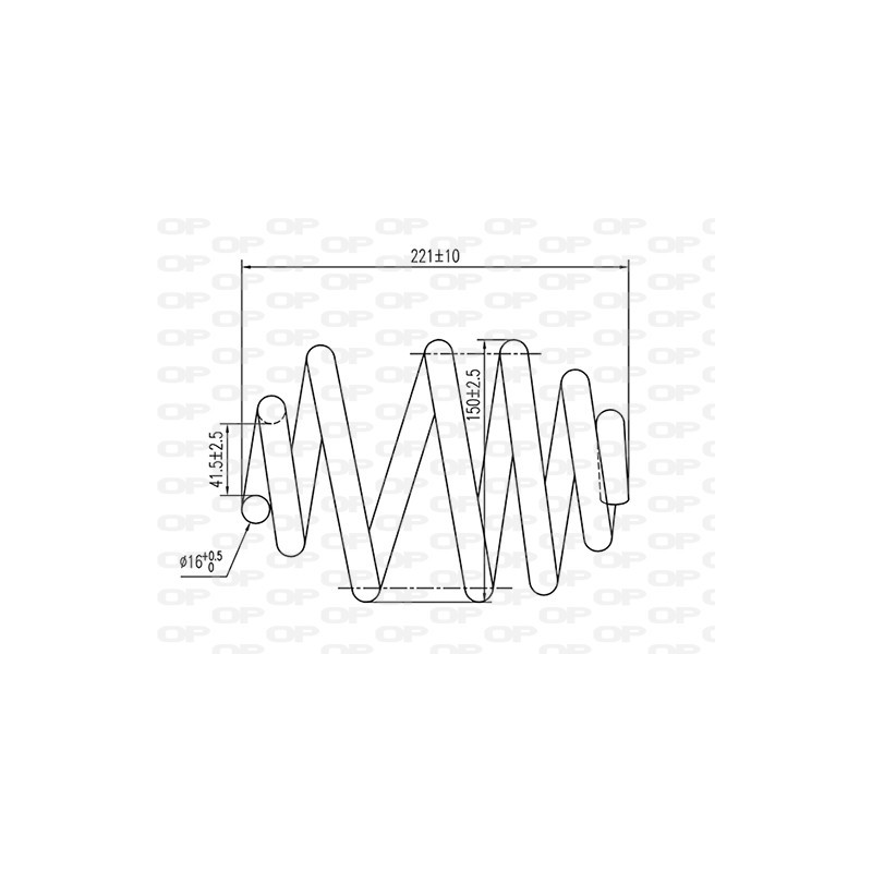 Ressort d'amortisseur OPEN PARTS