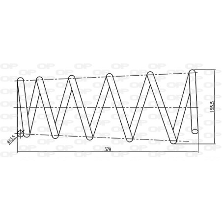 Ressort d'amortisseur OPEN PARTS