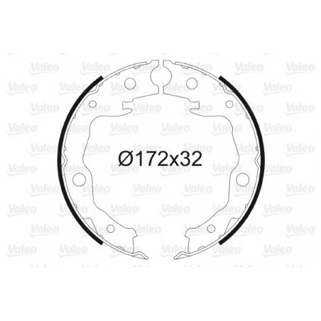 Jeu de mâchoires de frein...