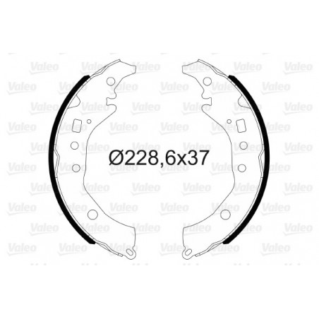 Jeu de mâchoires de frein...