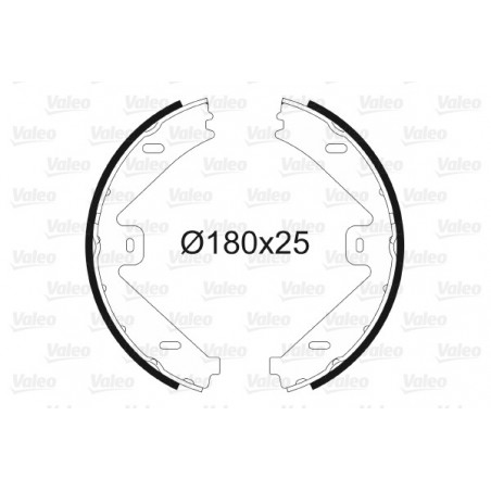 Jeu de mâchoires de frein...