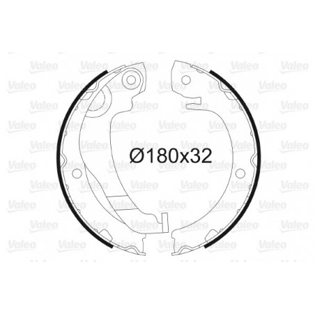 Jeu de mâchoires de frein...