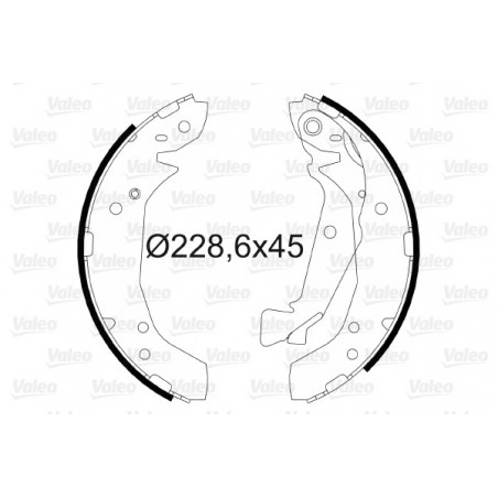 Jeu de mâchoires de frein...