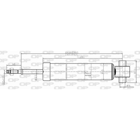 Amortisseur (à l'unité) OPEN PARTS