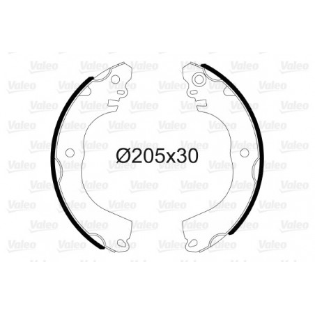 Jeu de mâchoires de frein...