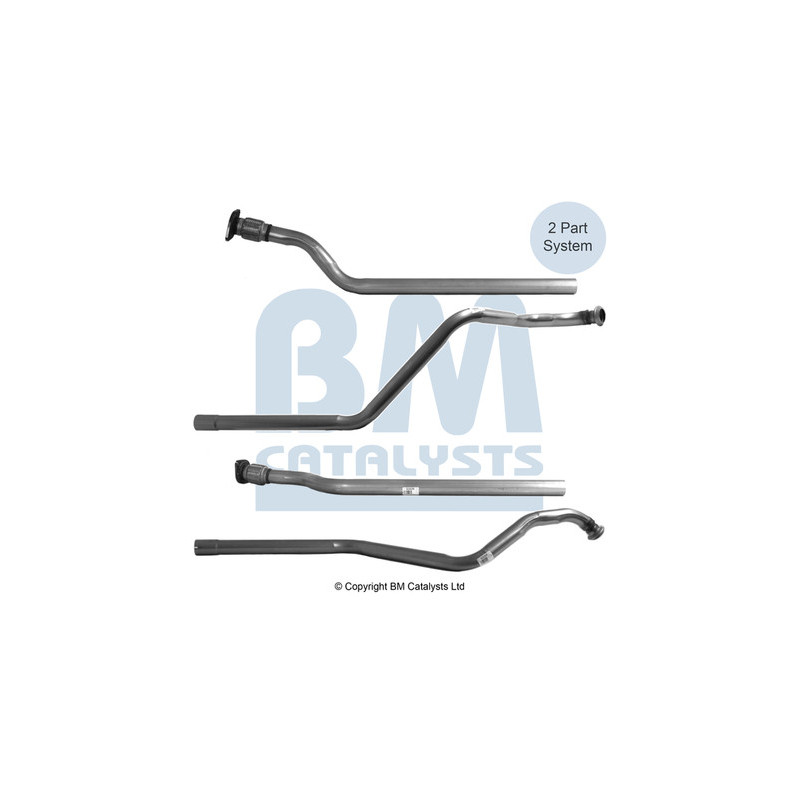 Tuyau d'échappement BM CATALYSTS