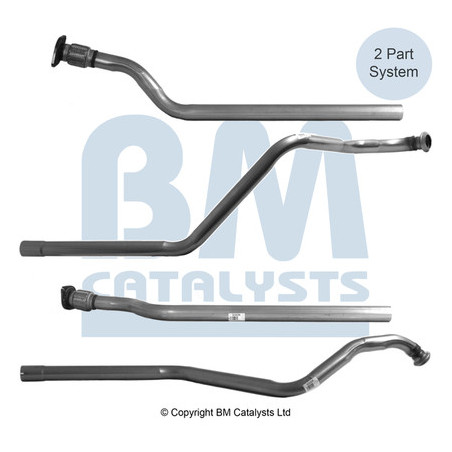 Tuyau d'échappement BM CATALYSTS