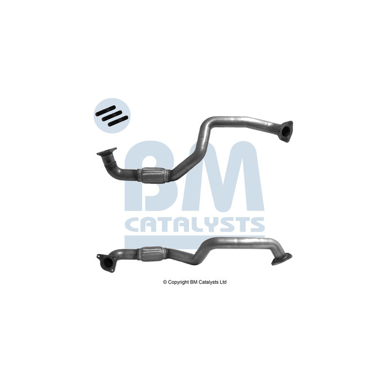 Tuyau d'échappement BM CATALYSTS