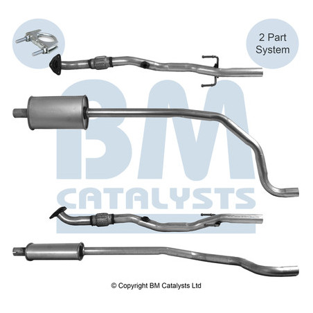 Tuyau d'échappement BM...