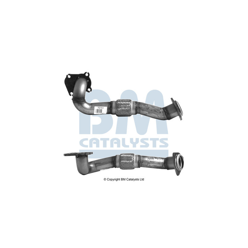 Tuyau d'échappement BM CATALYSTS