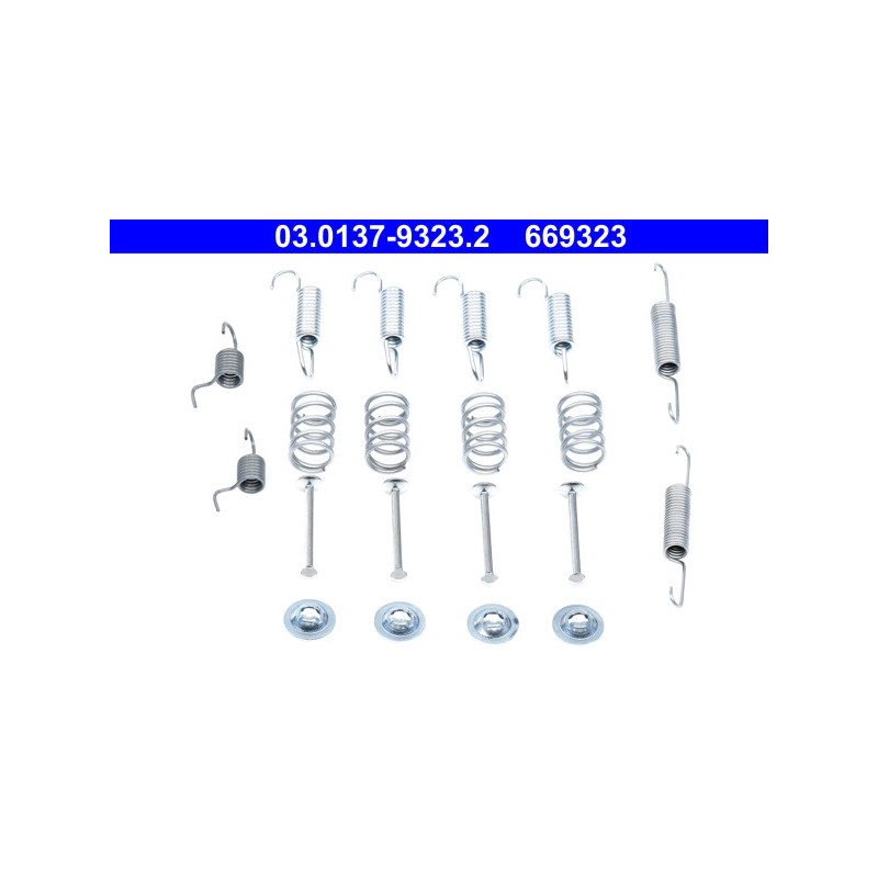 Kit d'accessoires (mâchoires de frein de stationnement) ATE