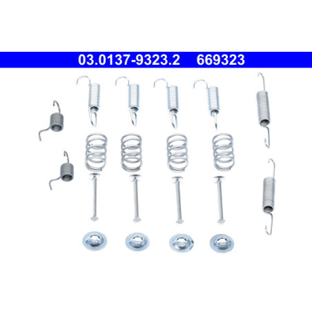 Kit d'accessoires (mâchoires de frein de stationnement) ATE