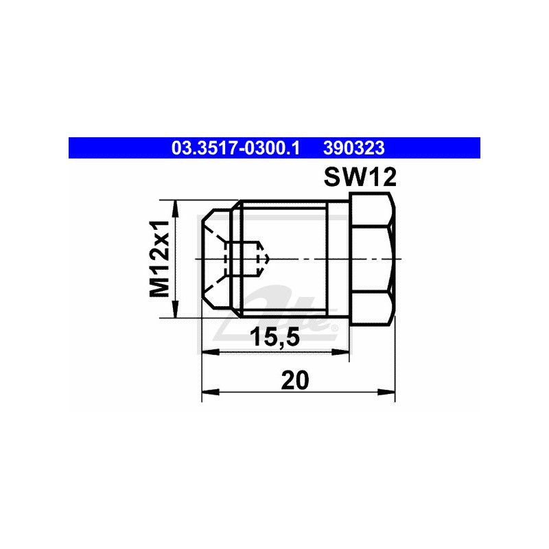 Vis-bouchon (maître-cylindre) ATE