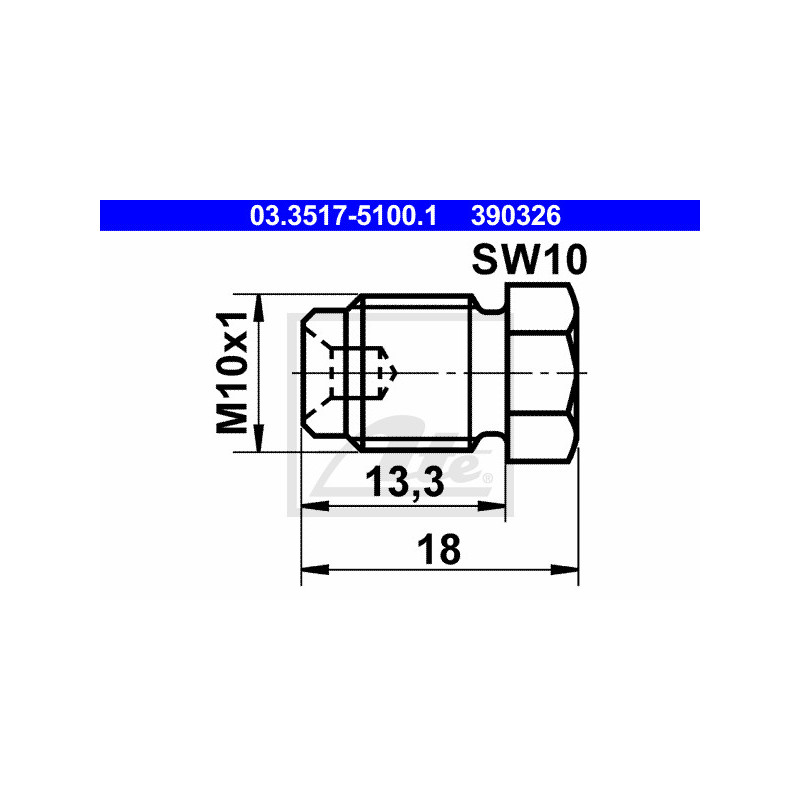 Vis-bouchon (maître-cylindre) ATE