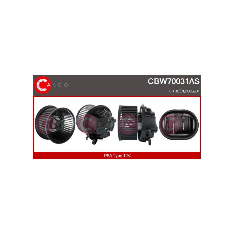 Pulseur d'air habitacle CASCO