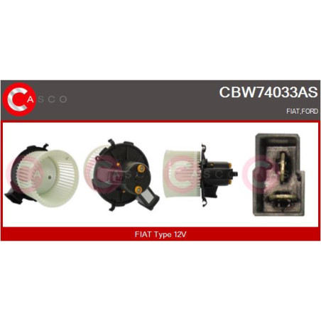 Pulseur d'air habitacle CASCO