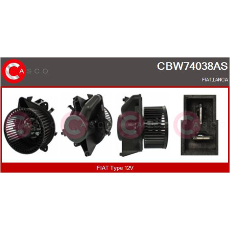 Pulseur d'air habitacle CASCO