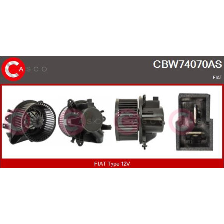 Pulseur d'air habitacle CASCO