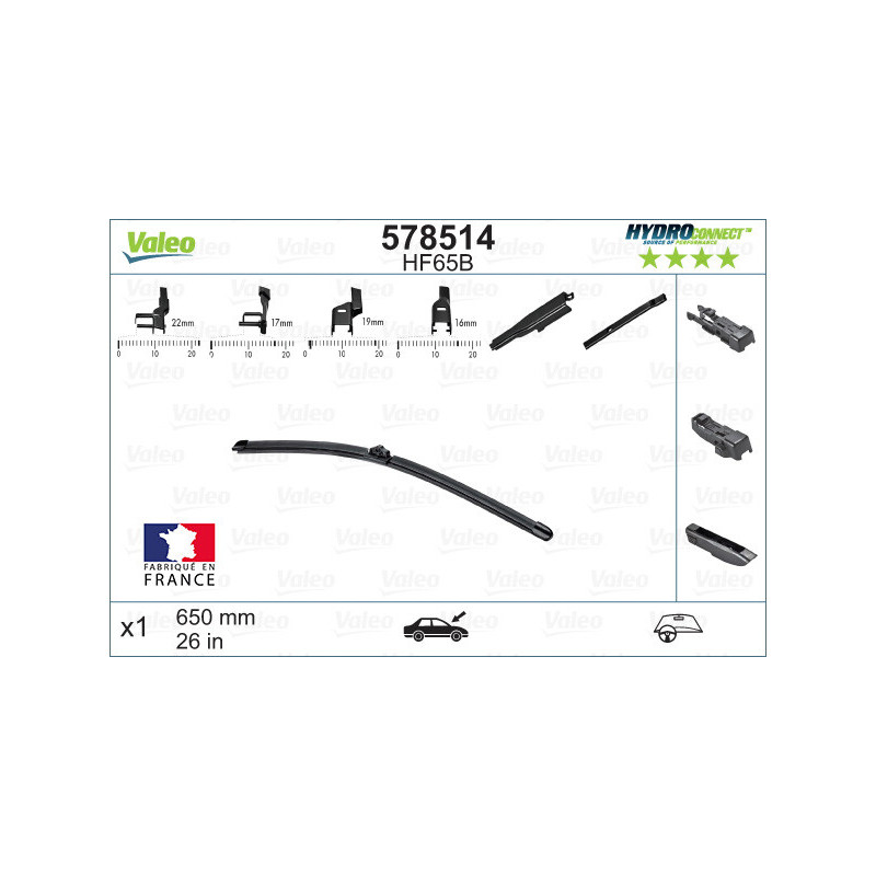 Balai d'essuie-glace VALEO