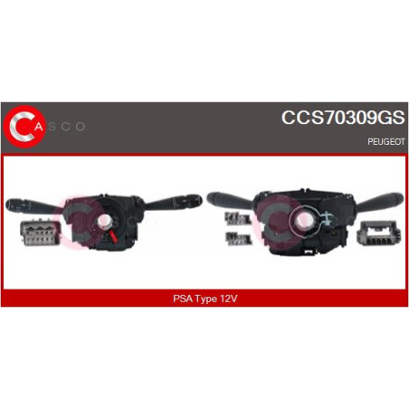 Commutateur de colonne de...