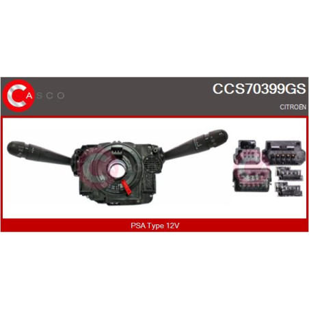 Commutateur de colonne de...