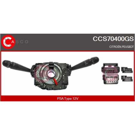 Commutateur de colonne de...