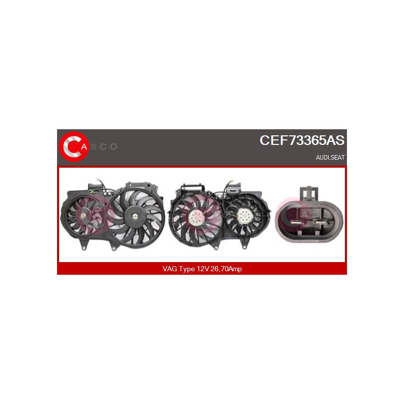 Ventilateur (refroidissement moteur) CASCO
