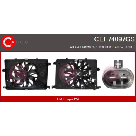 Moteur de ventilateur CASCO