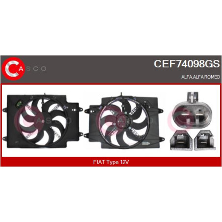 Moteur de ventilateur CASCO