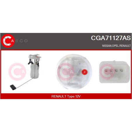 Unité d'injection de carburant CASCO