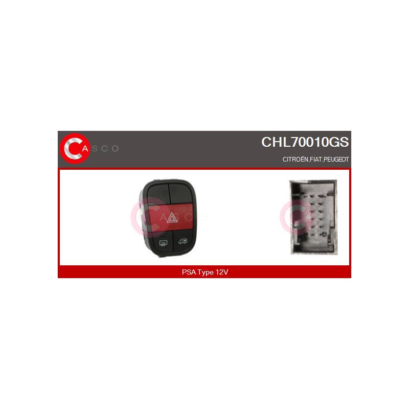 Interrupteur de signal de détresse CASCO