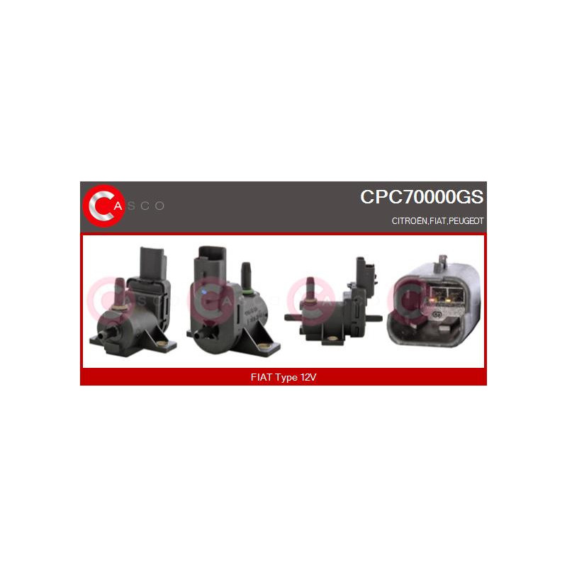 Transmetteur de pression (contrôle des gaz d'échappement) CASCO