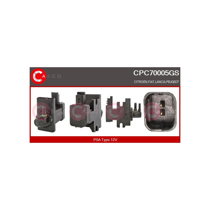 Transmetteur de pression (contrôle des gaz d'échappement) CASCO