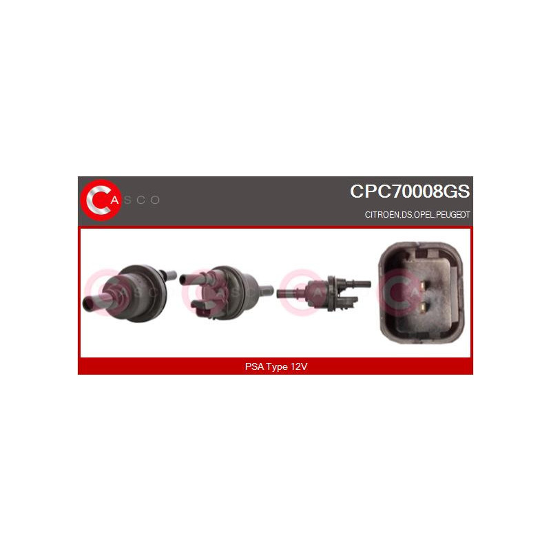 Transmetteur de pression (contrôle des gaz d'échappement) CASCO