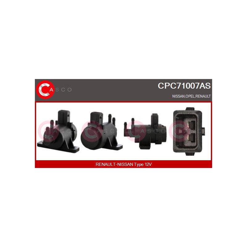 Transmetteur de pression (contrôle des gaz d'échappement) CASCO