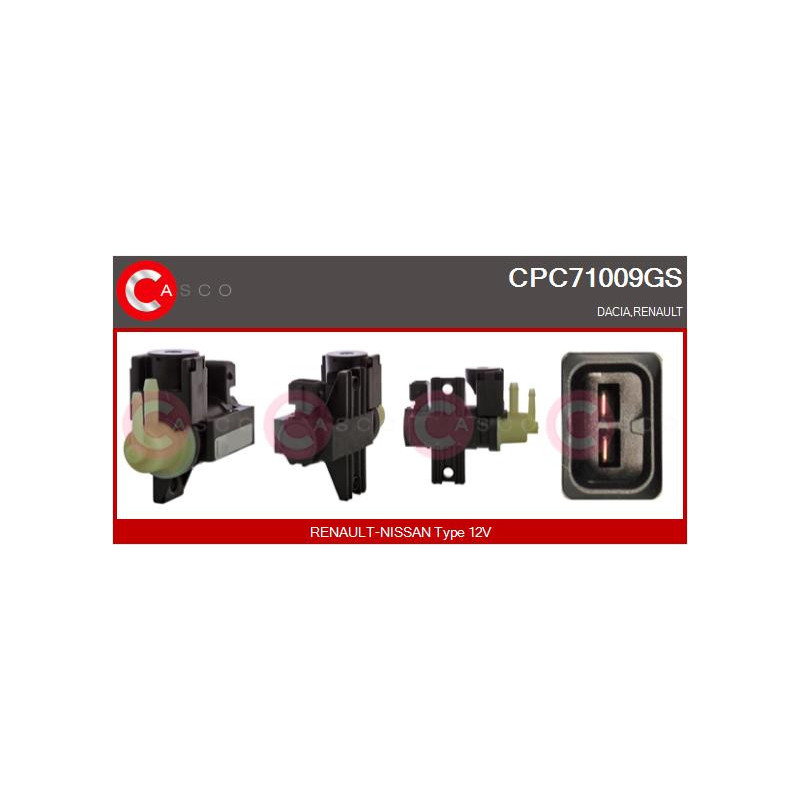 Transmetteur de pression (contrôle des gaz d'échappement) CASCO