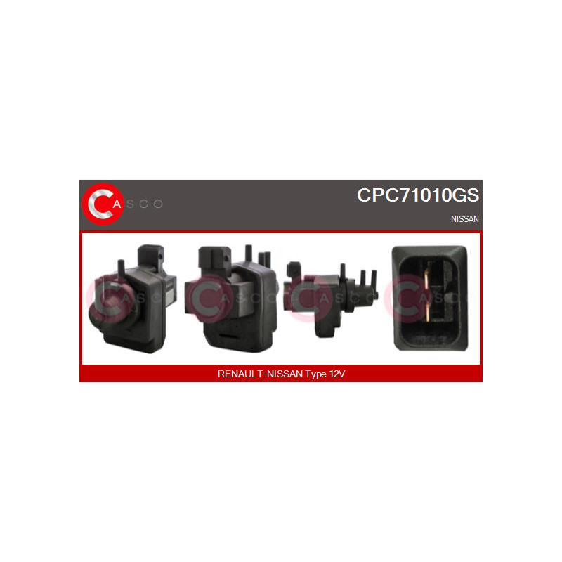 Transmetteur de pression (contrôle des gaz d'échappement) CASCO