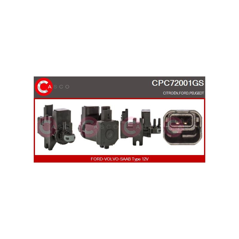 Transmetteur de pression (contrôle des gaz d'échappement) CASCO