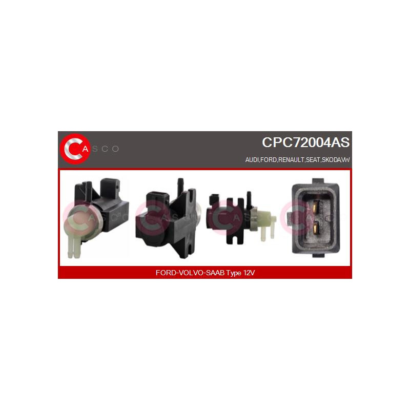 Transmetteur de pression (contrôle des gaz d'échappement) CASCO