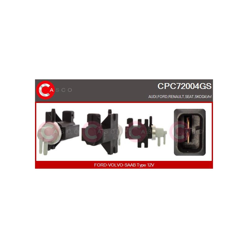 Transmetteur de pression (contrôle des gaz d'échappement) CASCO