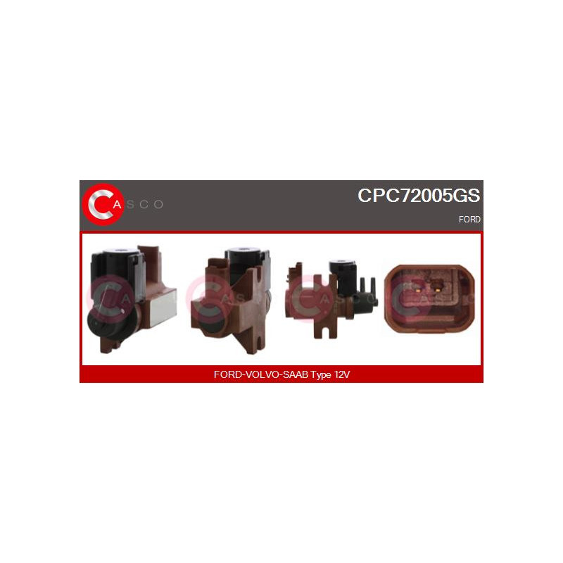 Transmetteur de pression (contrôle des gaz d'échappement) CASCO