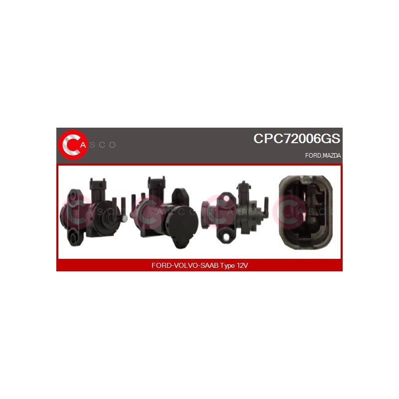 Transmetteur de pression (contrôle des gaz d'échappement) CASCO